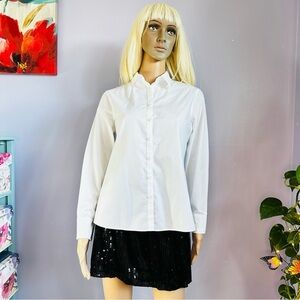 Land’s End white button up